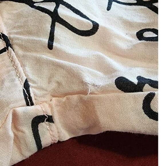 Victoria's Secret Spell Out Button Up Collared Long Sleeve Pajama Shirt Small - Picture 6 of 6